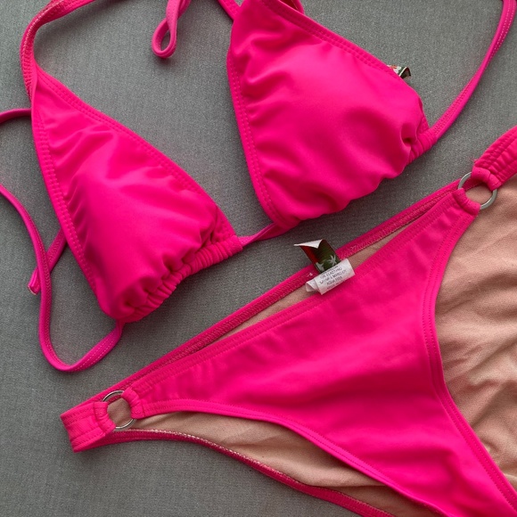 Biki Other - Neon pink swim suit